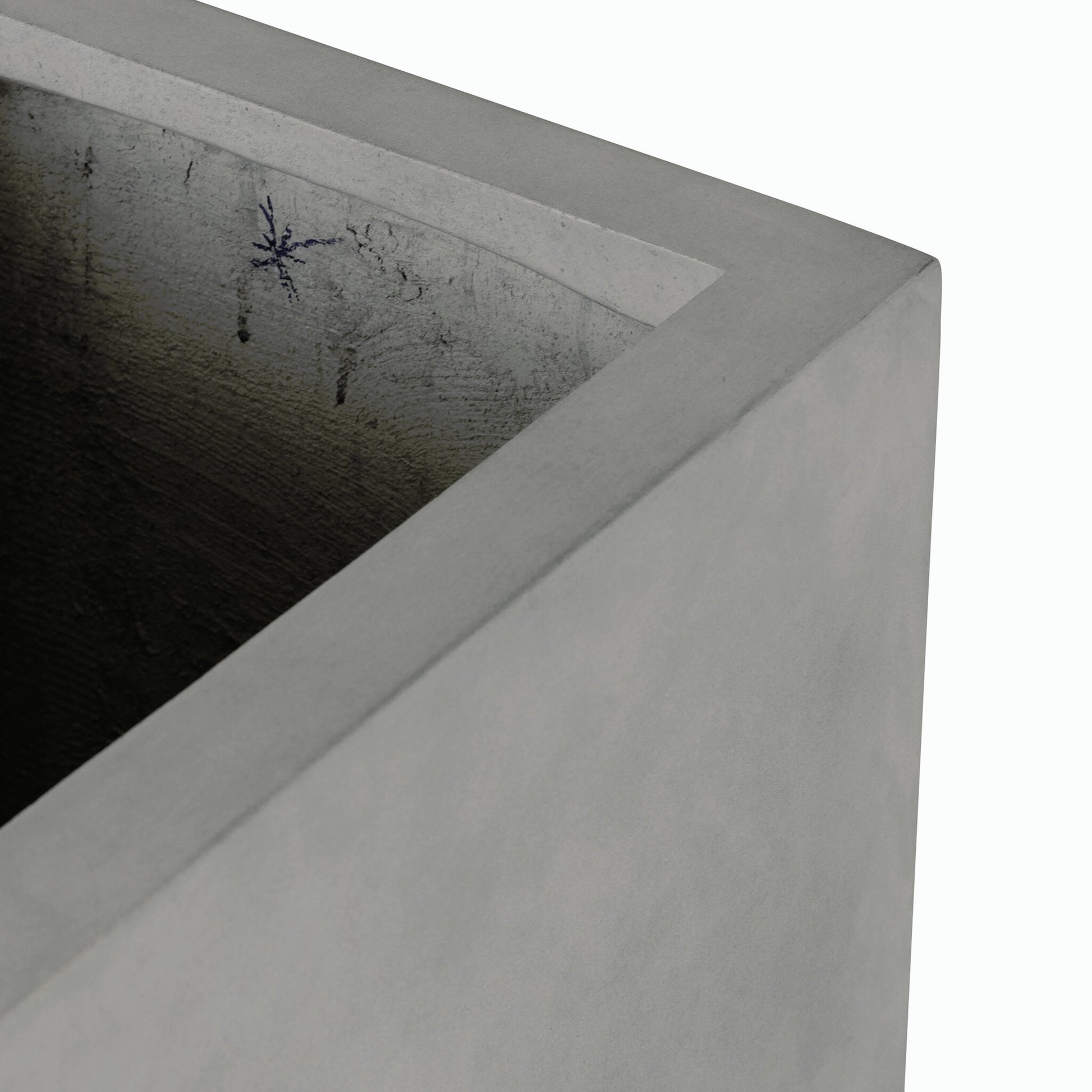 Kiro Planter by Four Hands in natural grey concrete. Made from concrete in a modern style.