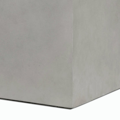 Kiro Planter by Four Hands in natural grey concrete. Made from concrete in a modern style.