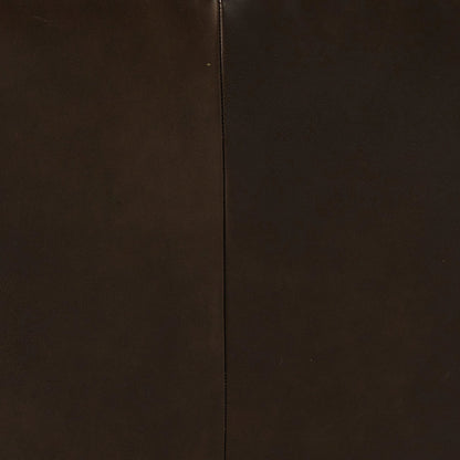Miriam Swivel Chair by Four Hands in heirloom cigar. Made from top grain leather, pine plywood, solid pine in a modern style.