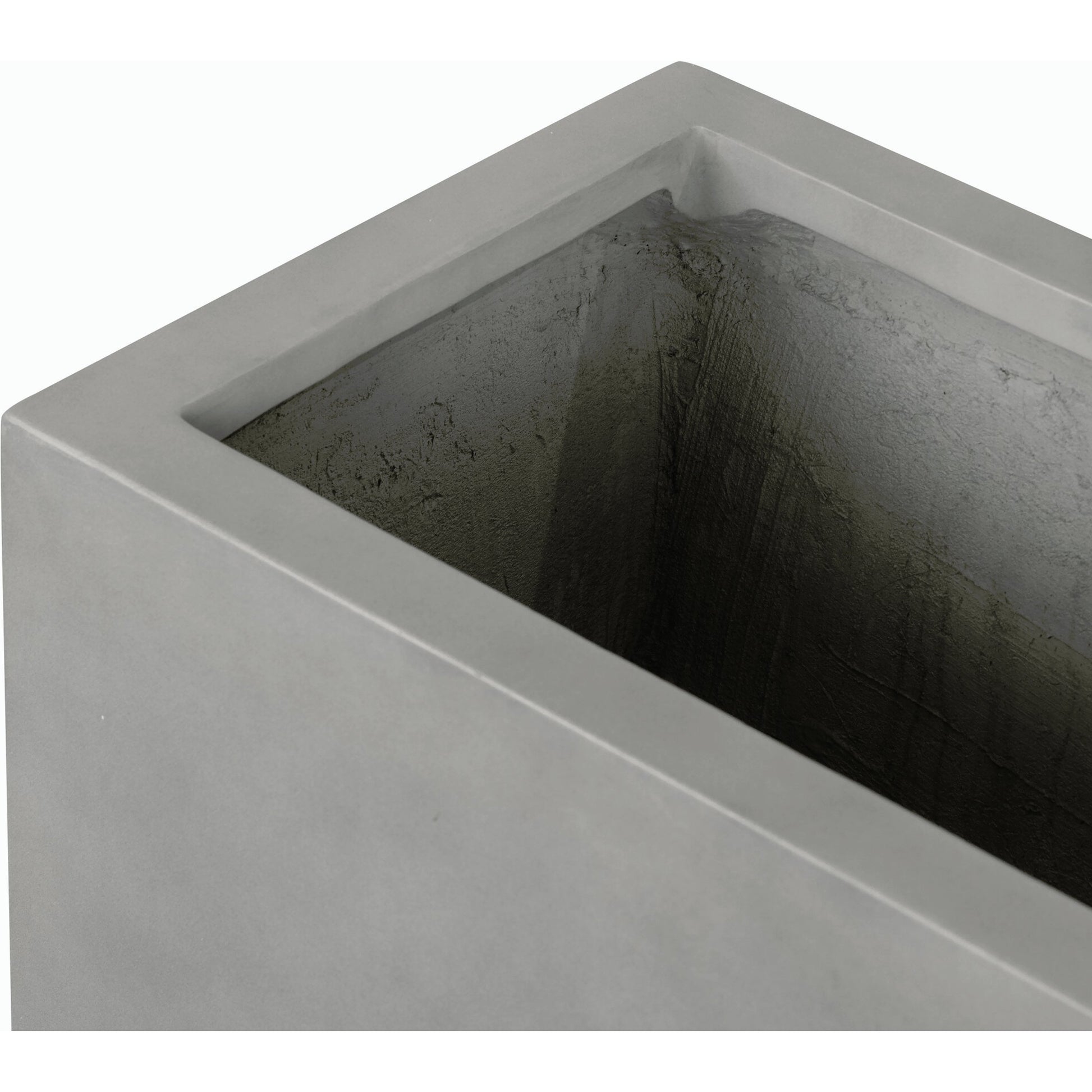 Kiro Planter by Four Hands in natural grey concrete. Made from concrete in a modern style.