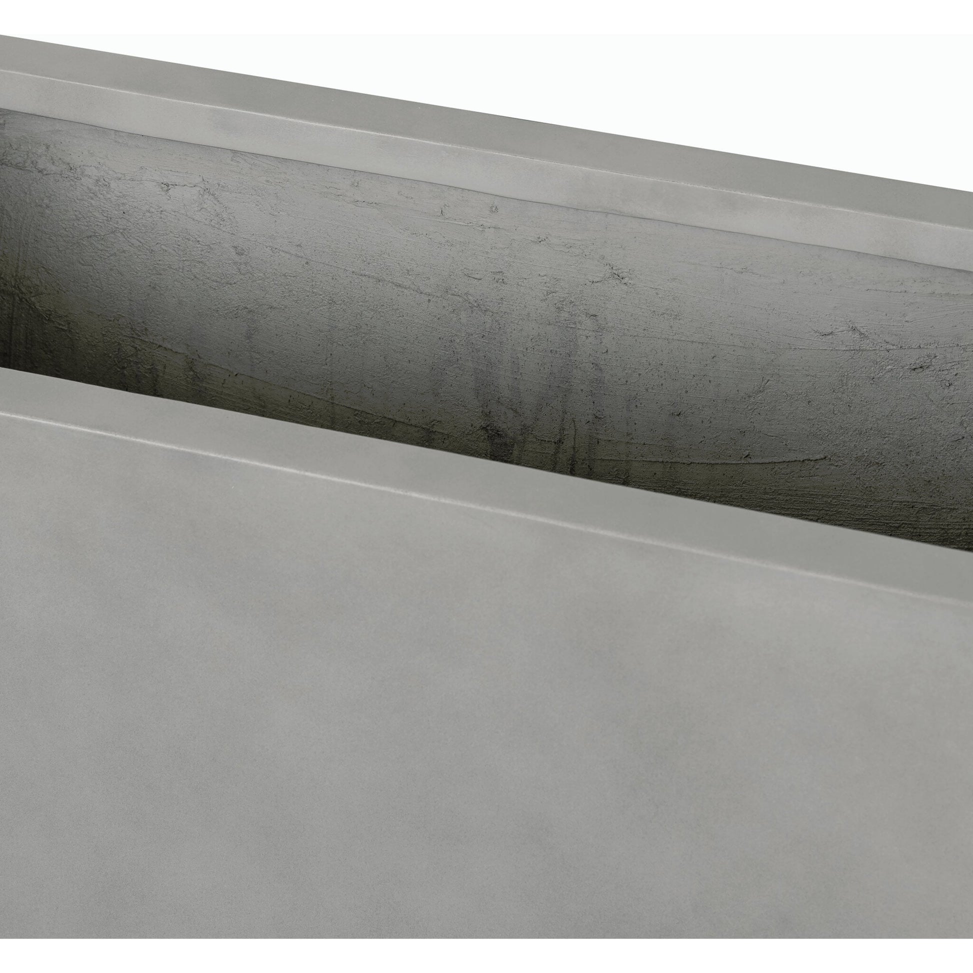 Kiro Planter by Four Hands in natural grey concrete. Made from concrete in a modern style.