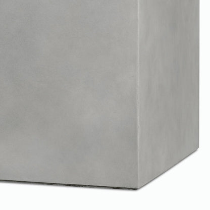 Kiro Planter by Four Hands in natural grey concrete. Made from concrete in a modern style.