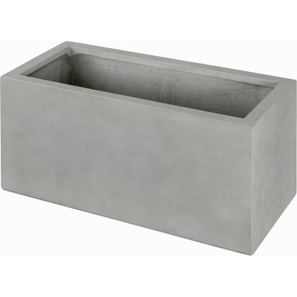Kiro Planter by Four Hands in natural grey concrete. Made from concrete in a modern style.