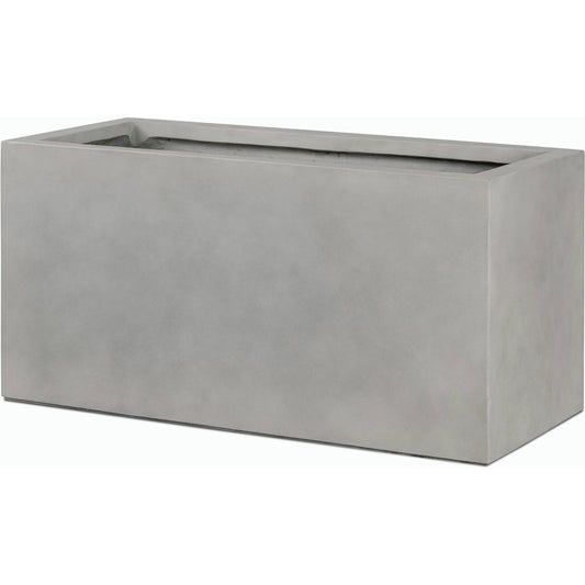 Kiro Planter by Four Hands in natural grey concrete. Made from concrete in a modern style.