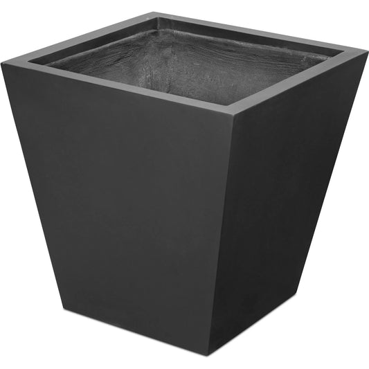 Koto Planter by Four Hands in black concrete. Made from concrete in a modern style.