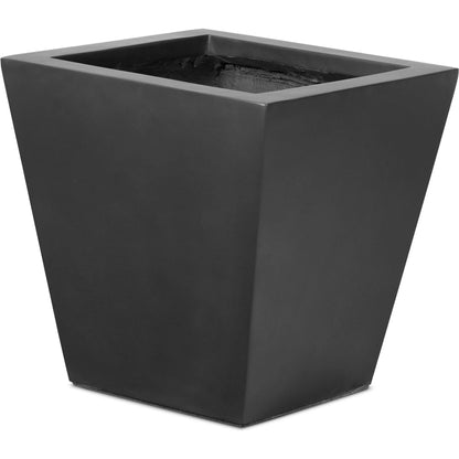 Koto Planter by Four Hands in black concrete. Made from concrete in a modern style.