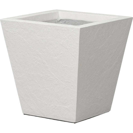 Koto Planter by Four Hands in textured white concrete. Made from solid concrete in a unique style.