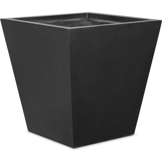 Koto Planter by Four Hands in black concrete. Made from concrete in a modern style.