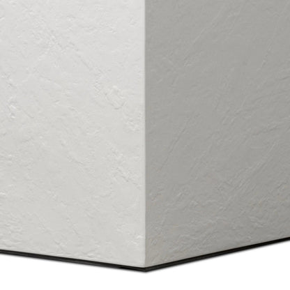 Koto Planter by Four Hands in textured white concrete. Made from solid concrete in a unique style.