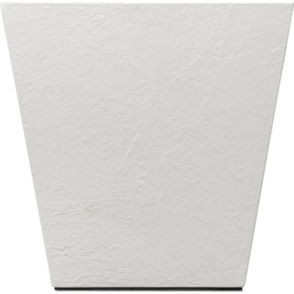 Koto Planter by Four Hands in textured white concrete. Made from solid concrete in a unique style.