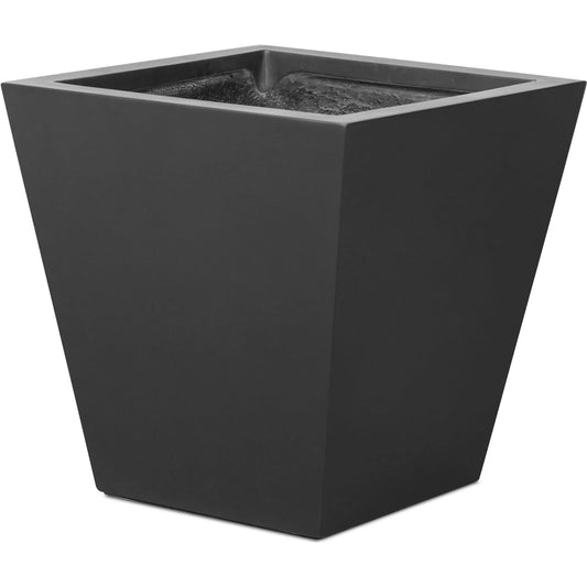 Koto Planter by Four Hands in black concrete. Made from concrete in a modern style.