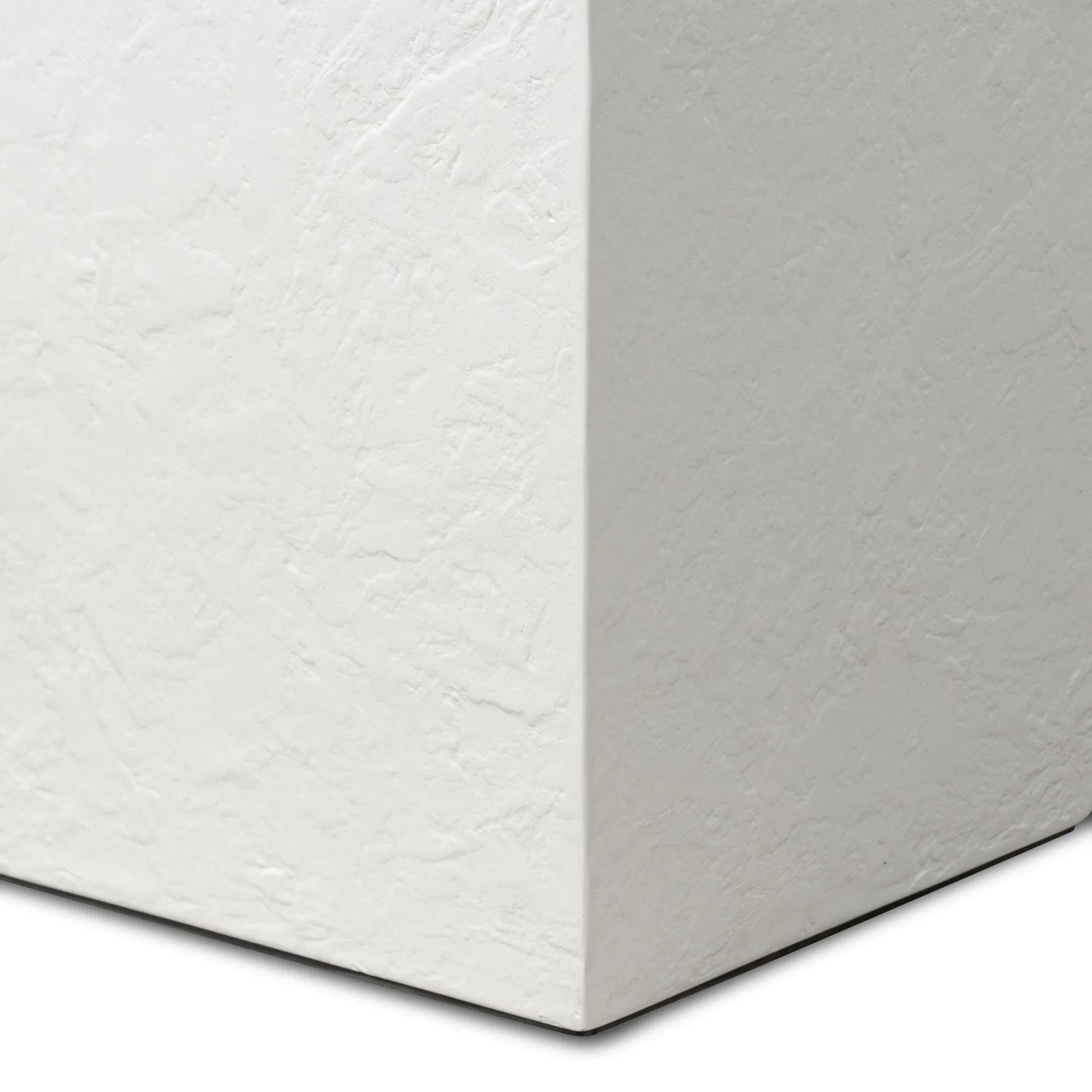 Koto Planter by Four Hands in textured white concrete. Made from solid concrete in a unique style.