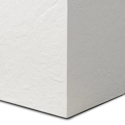 Koto Planter by Four Hands in textured white concrete. Made from solid concrete in a unique style.