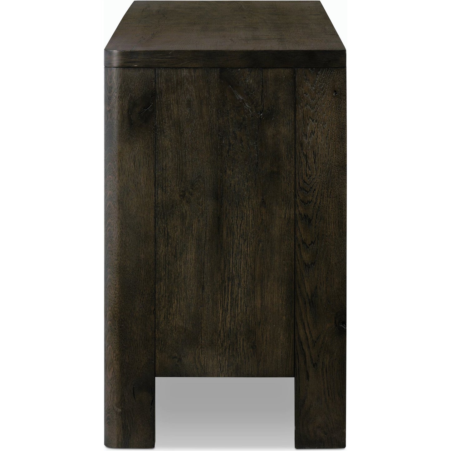 003 SI-2158337 | Additional Silo | Noeline 6 Drawer Dresser by Four Hands in smoked black oak veneer. Made from thick oak veneer, solid oak in a modern style.