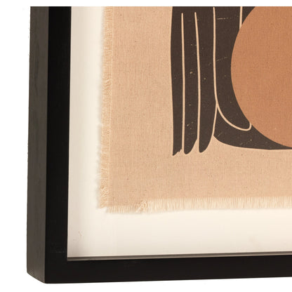 Rhythmic II by Coup d’Esprit by Four Hands. Made from black 2.5 maple, fredrix 558 raw canvas in a modern style.