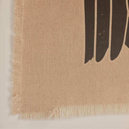 Rhythmic II by Coup d’Esprit by Four Hands. Made from black 2.5 maple, fredrix 558 raw canvas in a modern style.