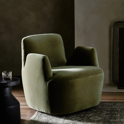 Reed Swivel Chair by Four Hands. Made from unique in a modern style.
