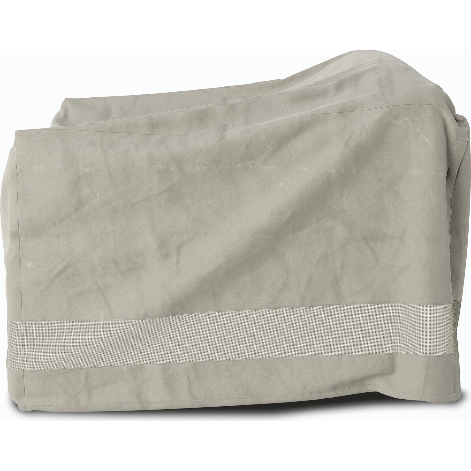 Weatherproof Outdoor Chair-Cover-Medium by Four Hands in baron grey, baron mesh and baron grey. Made from 100% polyester, 70% polyvinyl chloride (pvc), 30% polyester in a modern style.