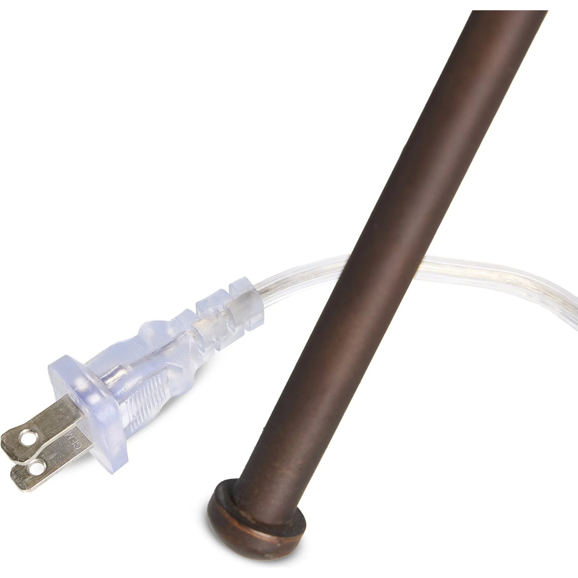 Ludwig Floor Lamp by Four Hands in frosted glass, rust. Made from glass, iron in a modern style.