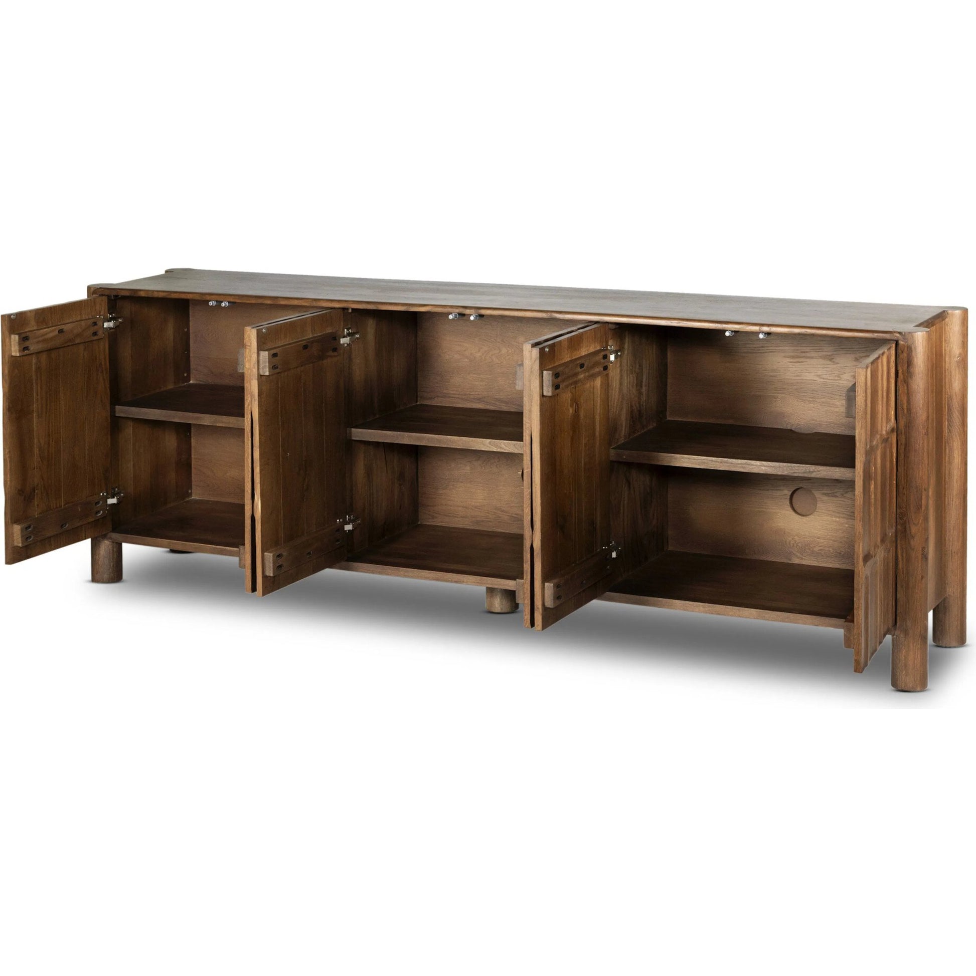 Ezri Sideboard by Four Hands in cocoa oak. Made from solid oak in a modern style.