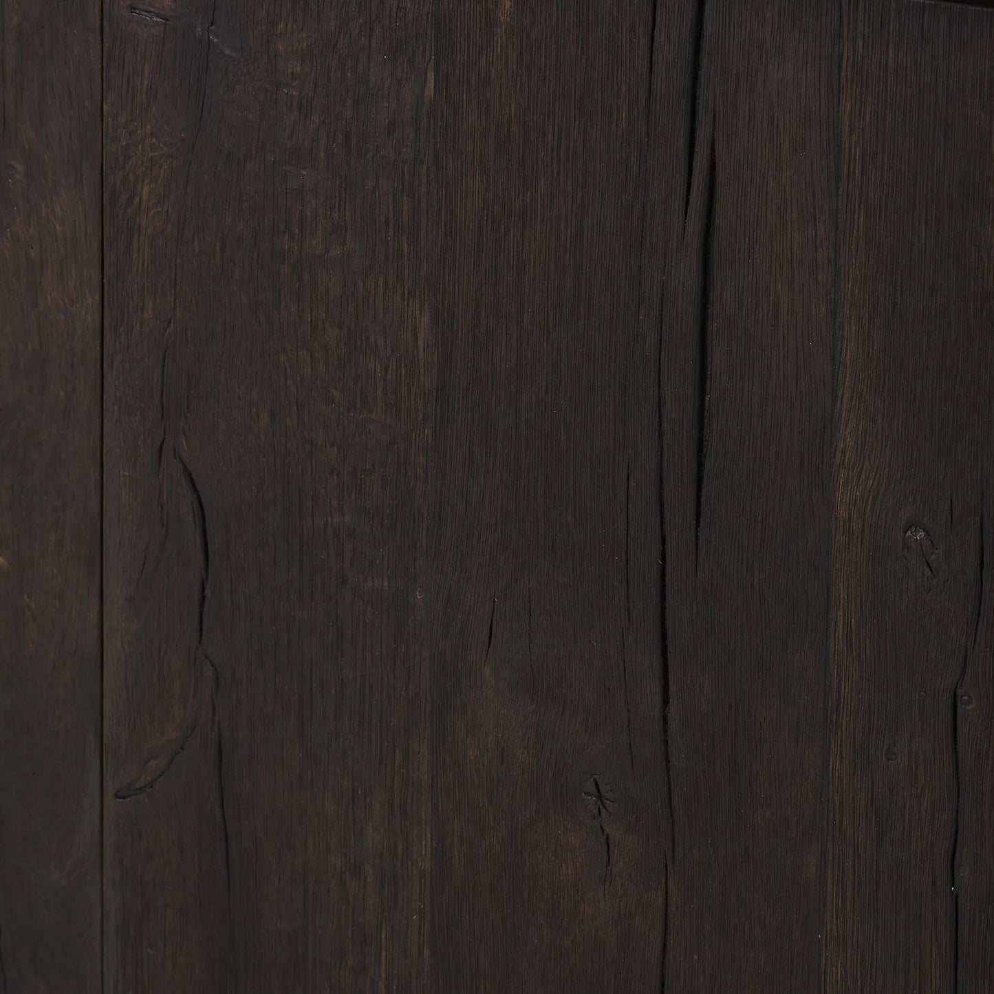 002 SI-2635308 | Closeup | Irina Sideboard by Four Hands in burnt resawn oak, black maple. Made from resawn oak veneer, light maple veneer in a unique style.