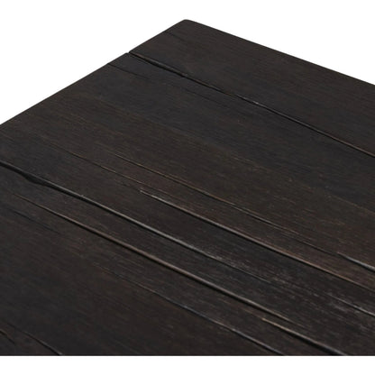 Irina Sideboard by Four Hands in burnt resawn oak, black maple. Made from resawn oak veneer, light maple veneer in a unique style.