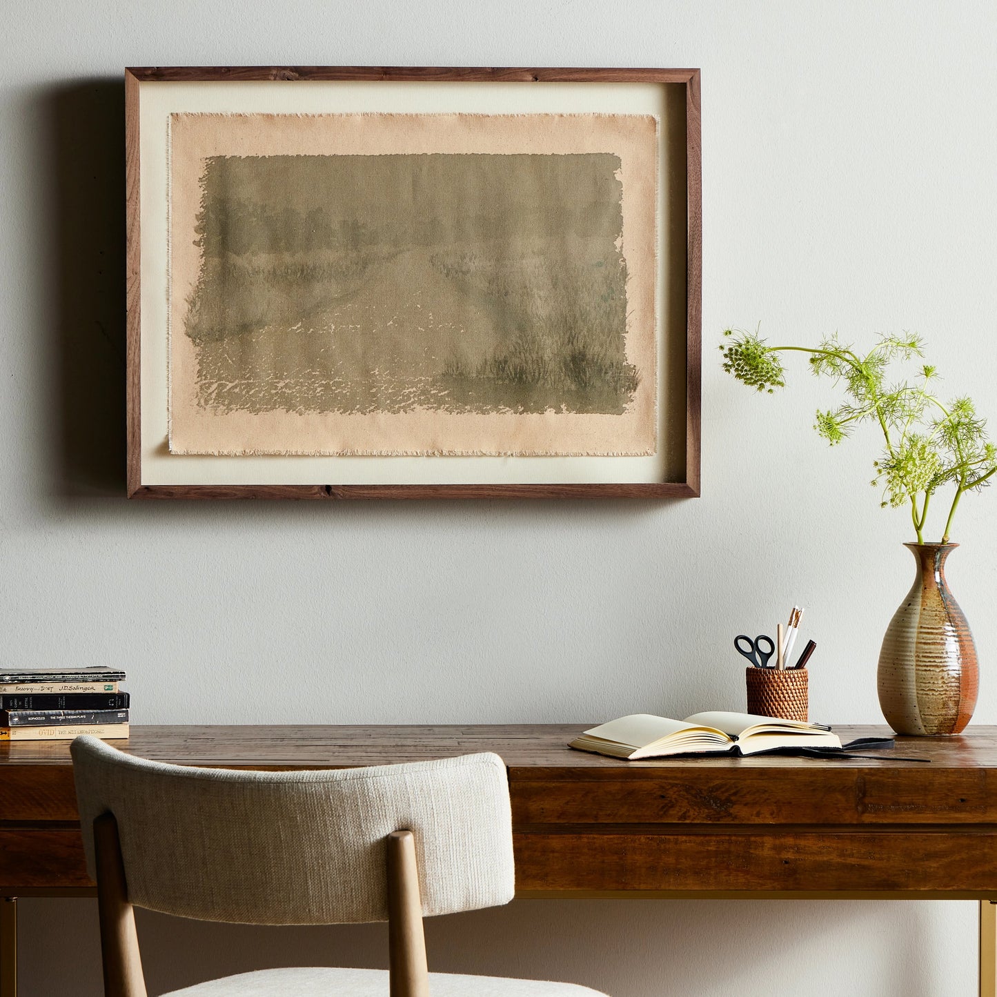 003 SI-2001166 | Lifestyle | Daughters of the Water VIII by Aileen Fitzgerald by Four Hands. Made from raw canvas in a modern style.