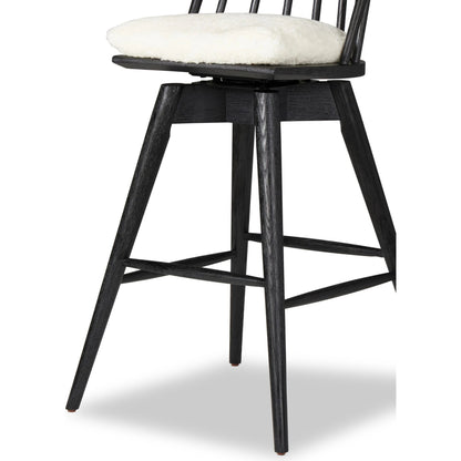 Lewis Swivel Bar Stool by Four Hands. Made from unique in a modern style.