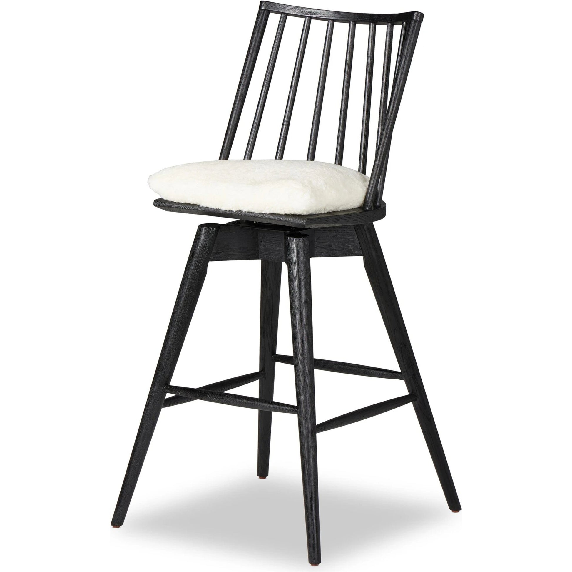 Lewis Swivel Bar Stool by Four Hands. Made from unique in a modern style.