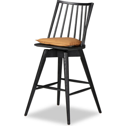 Lewis Swivel Bar Stool by Four Hands. Made from unique in a modern style.
