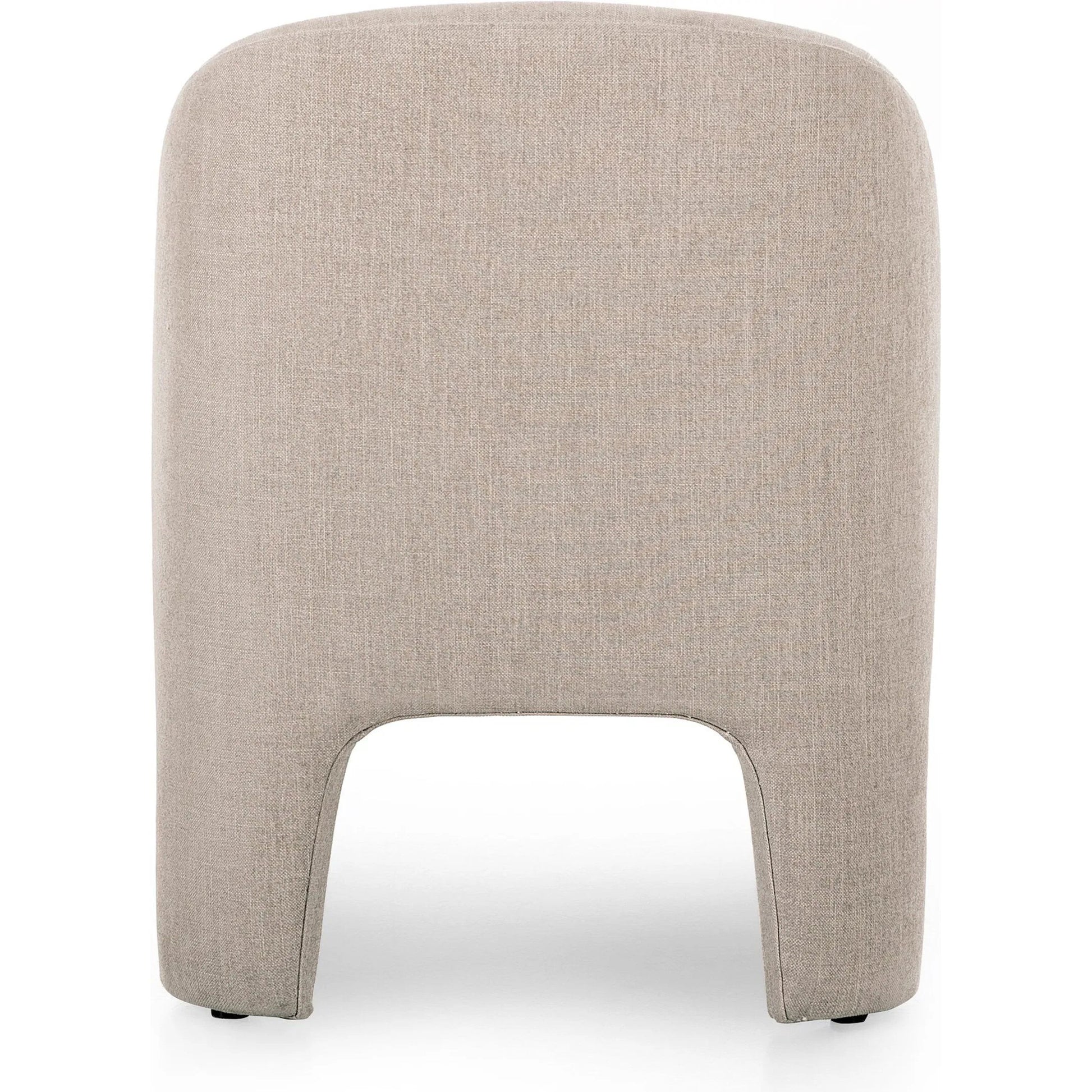 Sully Dining Chair by Four Hands in harbor sand. Made from 60% polyester, 40% viscose (rayon) in a unique style.