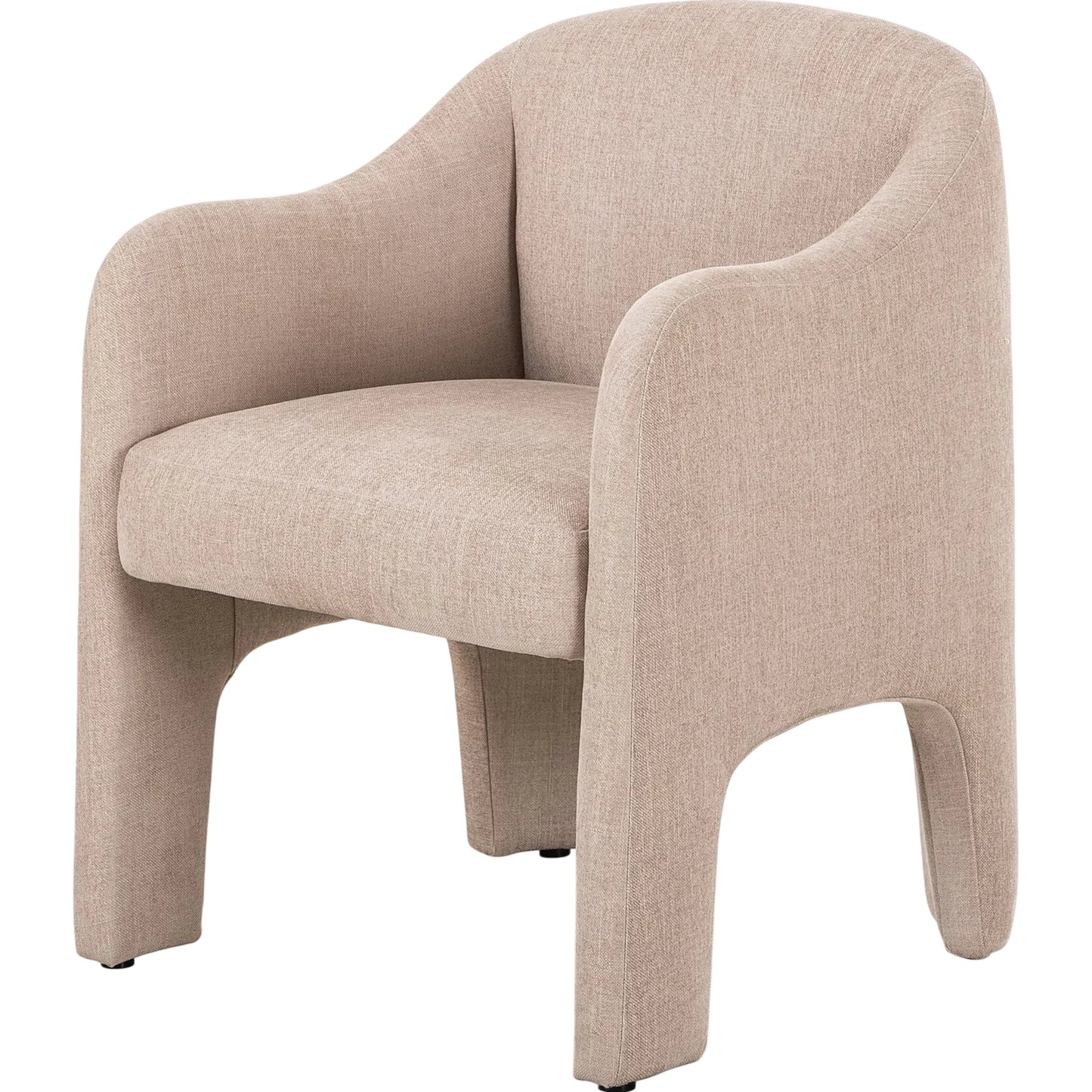 010 SI-2320271 | Primary Silo | Sully Dining Chair by Four Hands in harbor sand. Made from 60% polyester, 40% viscose (rayon) in a unique style.
