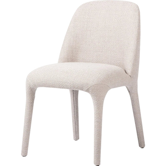 Bensen Dining Chair by Four Hands in gibson taupe. Made from 97% polyester, 3% acrylic in a coastal style.