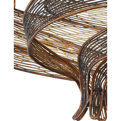 Flow Chandelier by Varaluz in hammered orange. Made from hammered ore, gloss opal in a modern style.