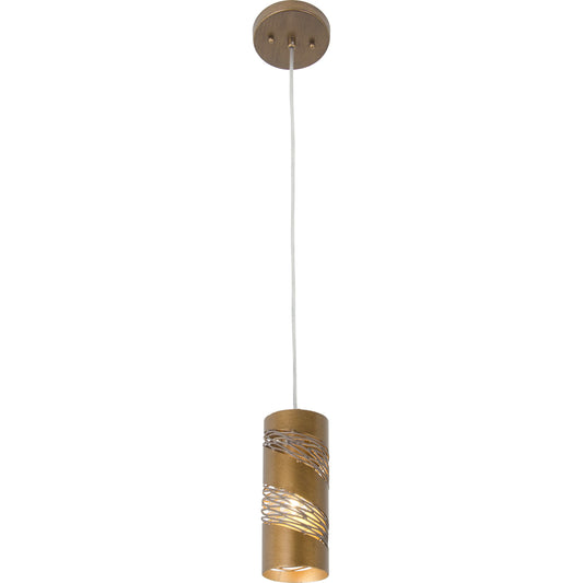 Flow Cylinder Mini Pendant by Varaluz. Made from unique in a modern style.