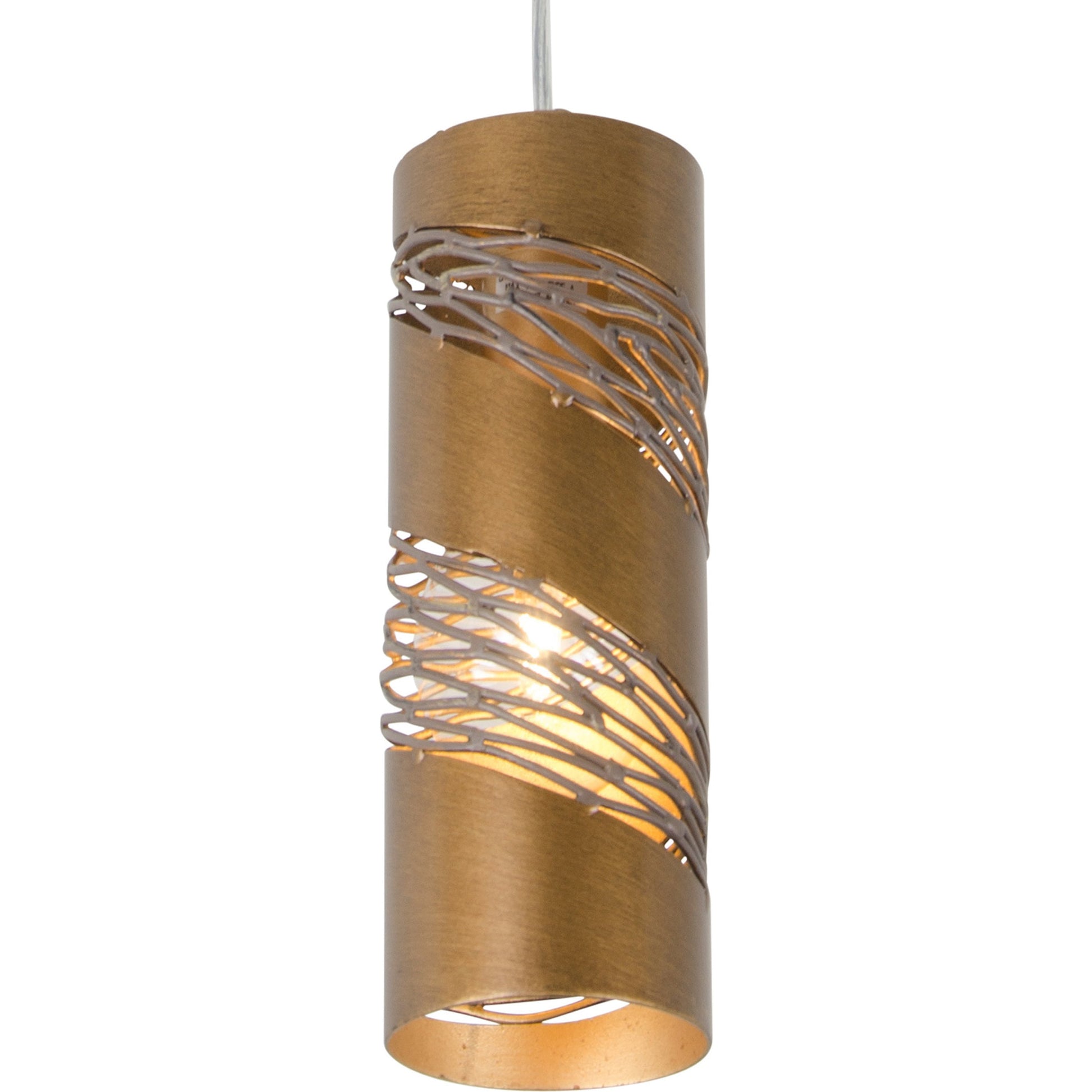 Flow Cylinder Mini Pendant by Varaluz. Made from unique in a modern style.
