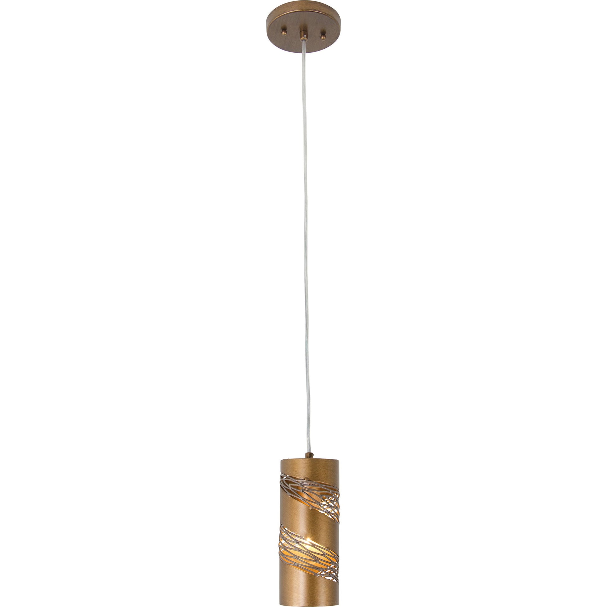Flow Cylinder Mini Pendant by Varaluz. Made from unique in a modern style.