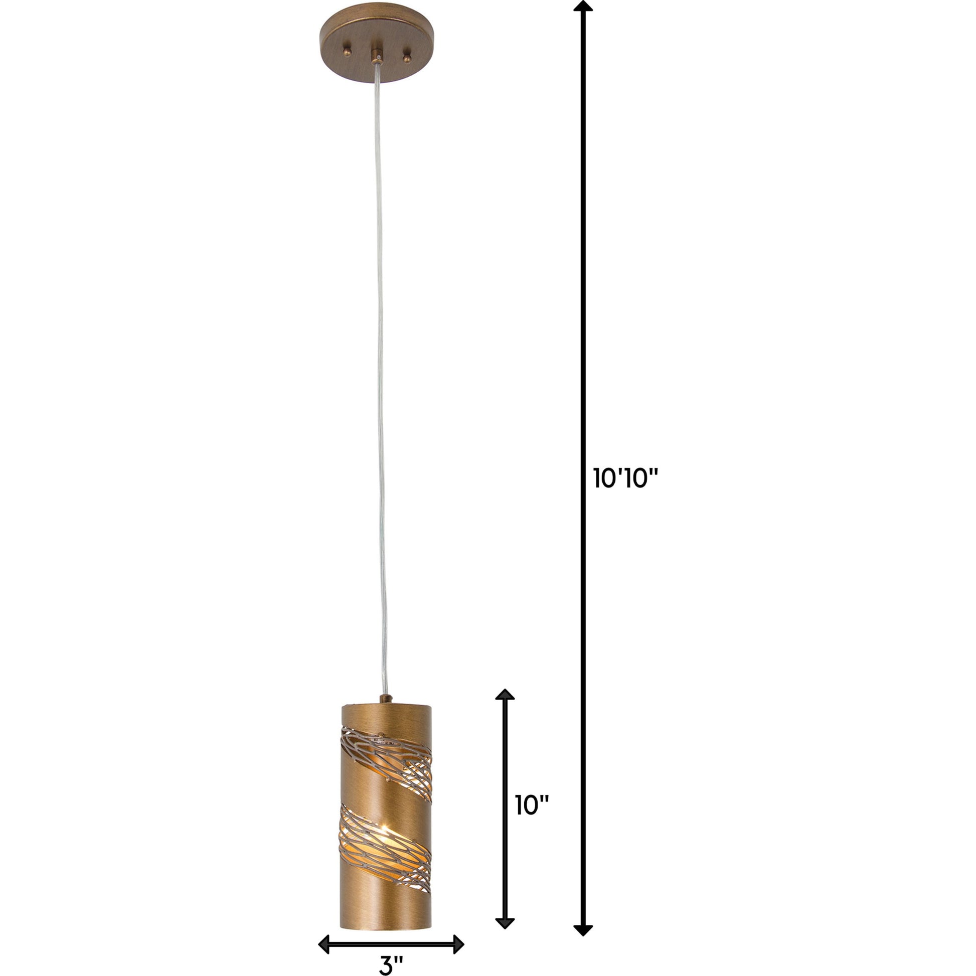 Flow Cylinder Mini Pendant by Varaluz. Made from unique in a modern style.