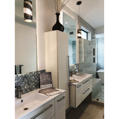 Flow Cylinder Mini Pendant by Varaluz. Made from unique in a modern style.