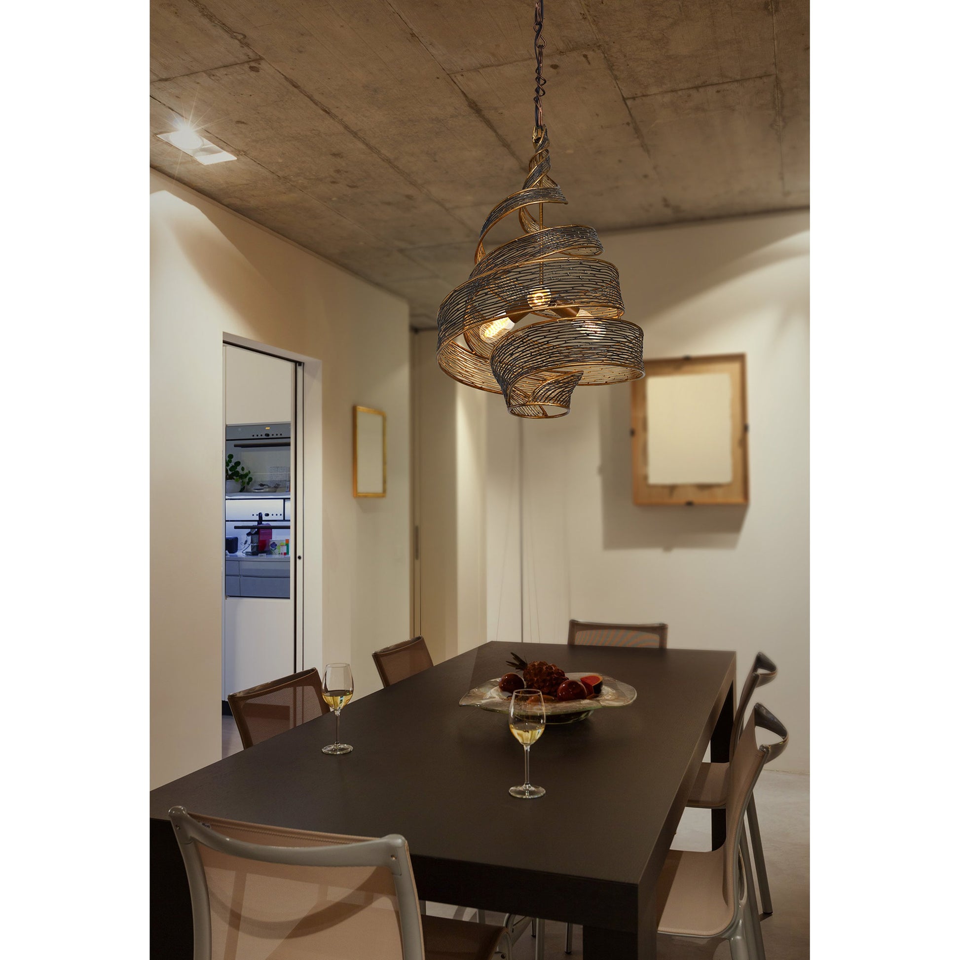 Flow Twist Pendant by Varaluz. Made from unique in a modern style.