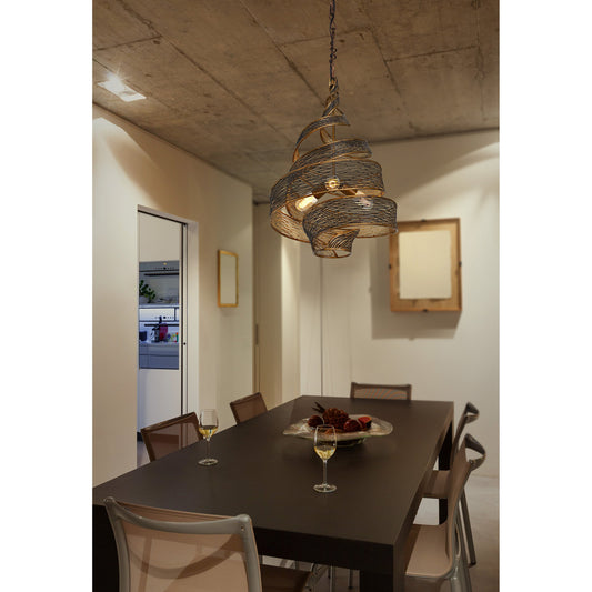 Flow Twist Pendant by Varaluz. Made from unique in a modern style.