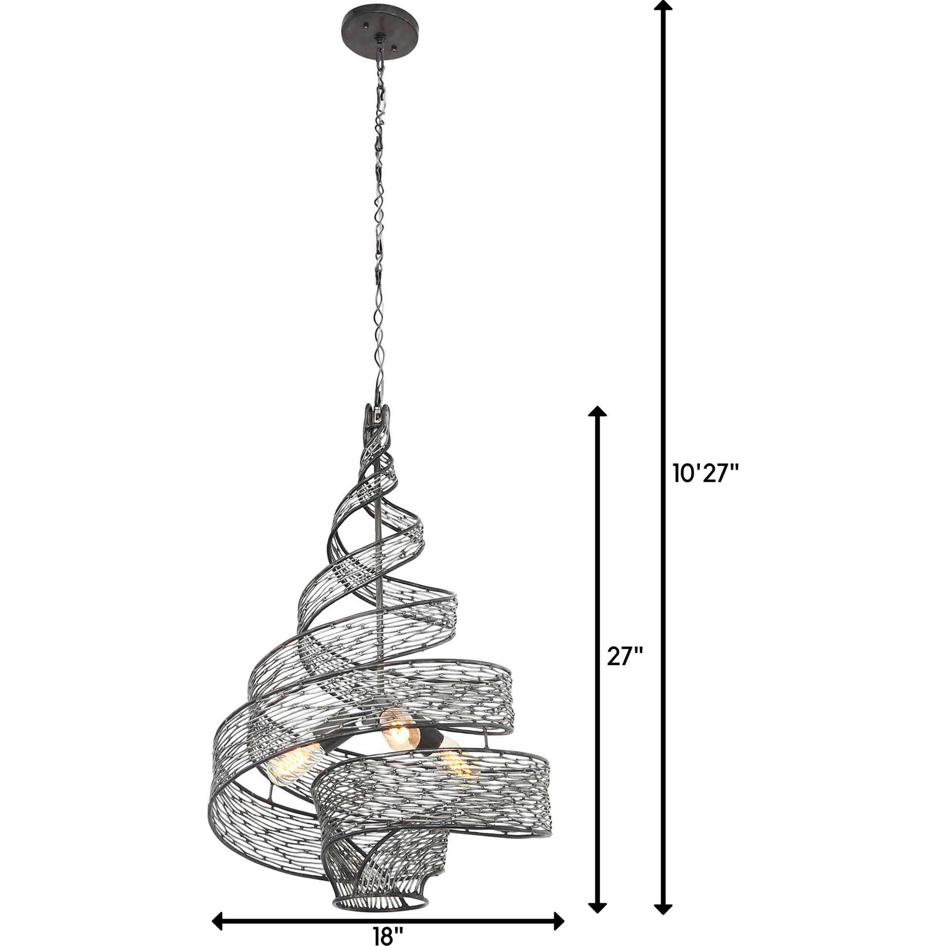 Flow Twist Pendant by Varaluz. Made from unique in a modern style.