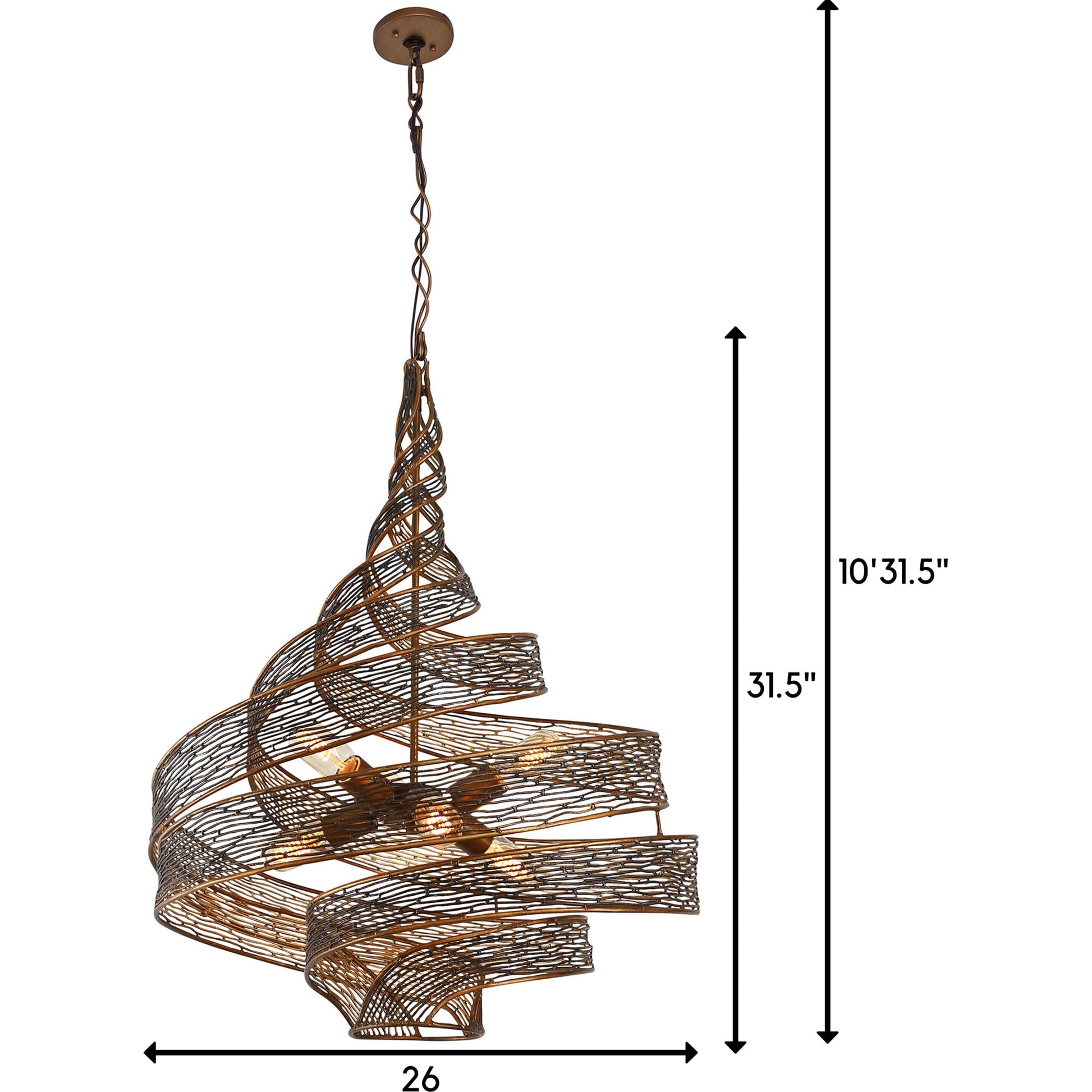 Flow Twist Pendant by Varaluz. Made from unique in a modern style.