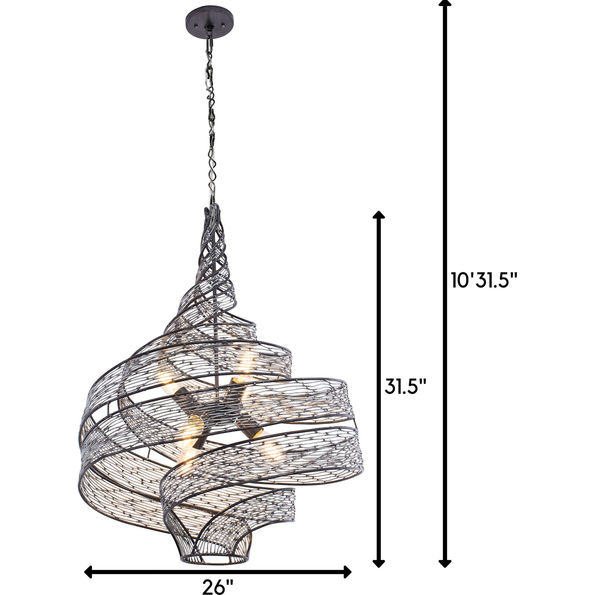 Flow Twist Pendant by Varaluz. Made from unique in a modern style.