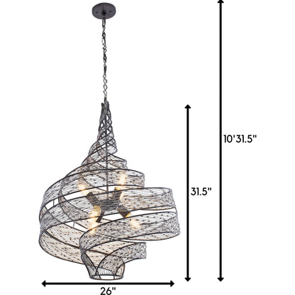 Flow Twist Pendant by Varaluz. Made from unique in a modern style.