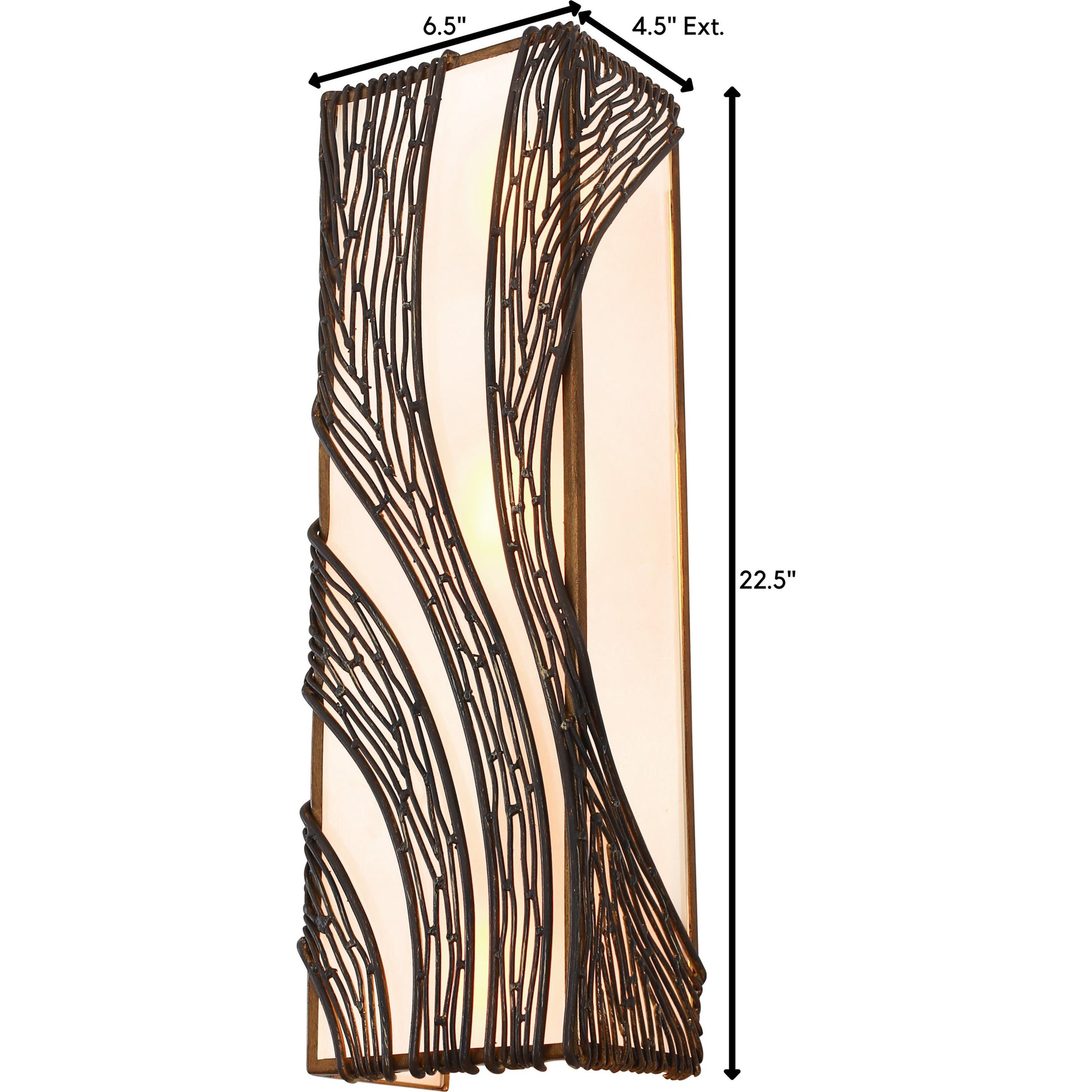 Flow Vertical Sconce by Varaluz. Made from unique in a modern style.