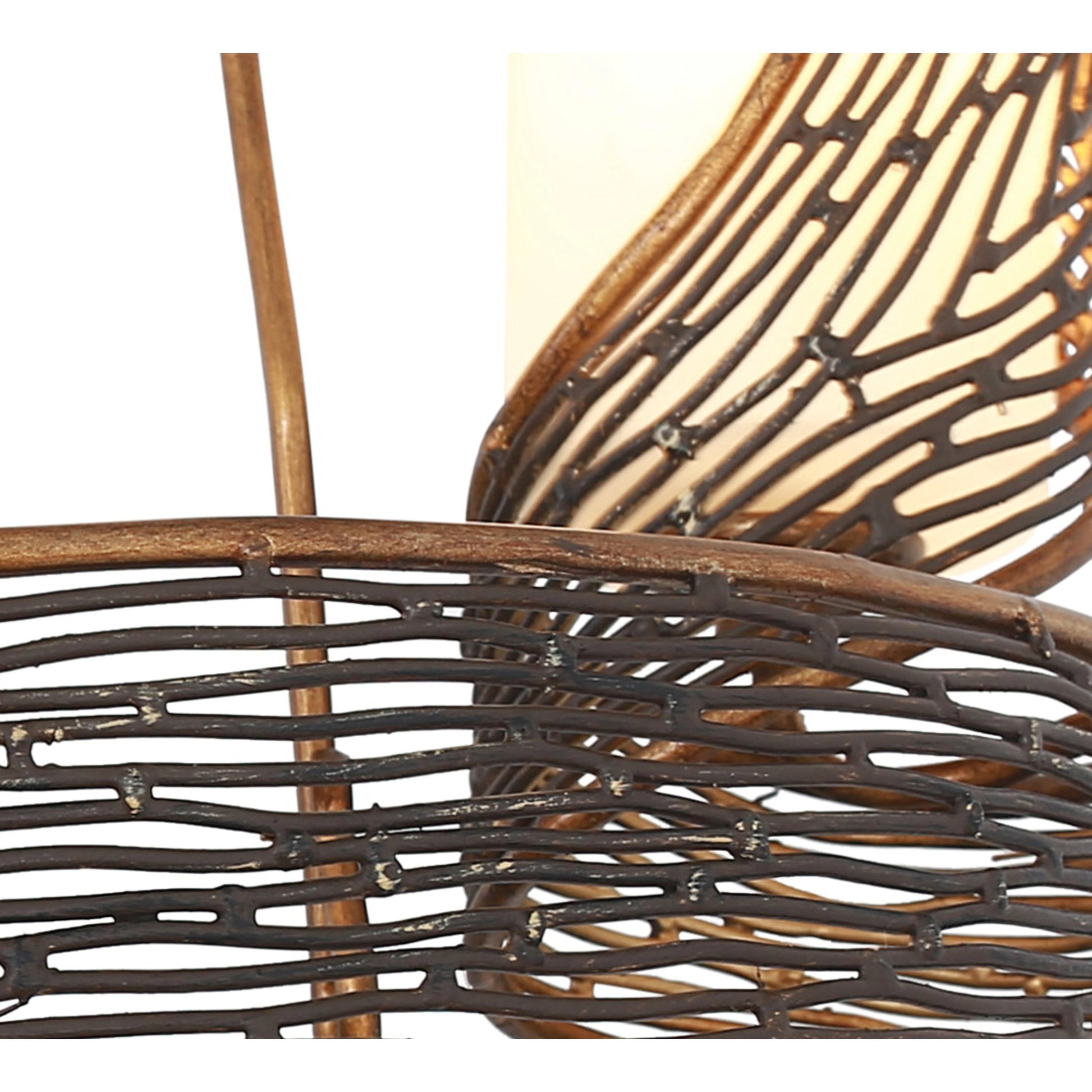 Flow Chandelier by Varaluz in hammered orange. Made from hammered ore, gloss opal in a modern style.