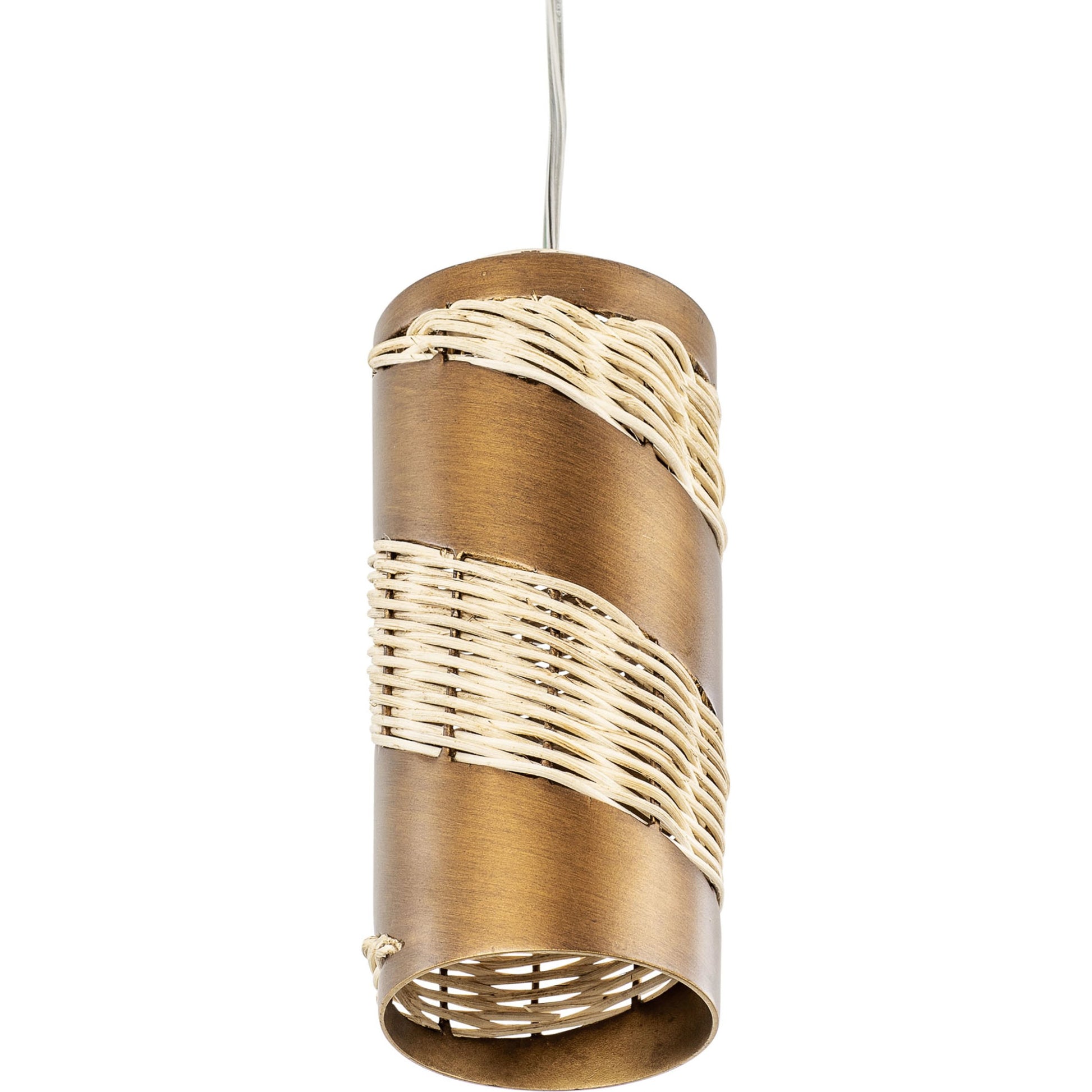 Flow II Mini Pendant by Varaluz in baguette/natural rattan. Made from unique in a modern style.