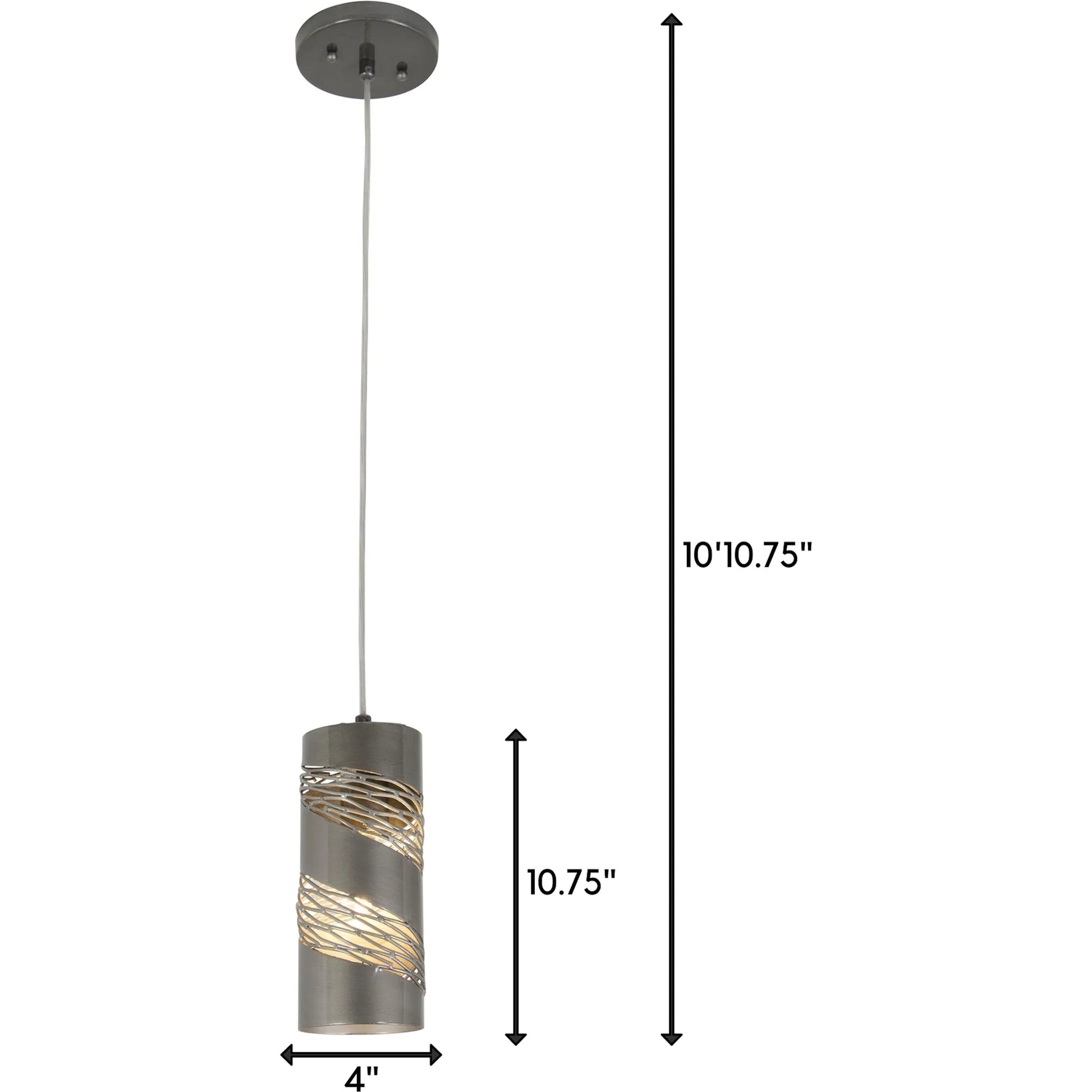 Flow Cylinder Mini Pendant by Varaluz. Made from unique in a modern style.