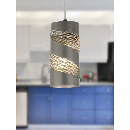 Flow Cylinder Mini Pendant by Varaluz. Made from unique in a modern style.